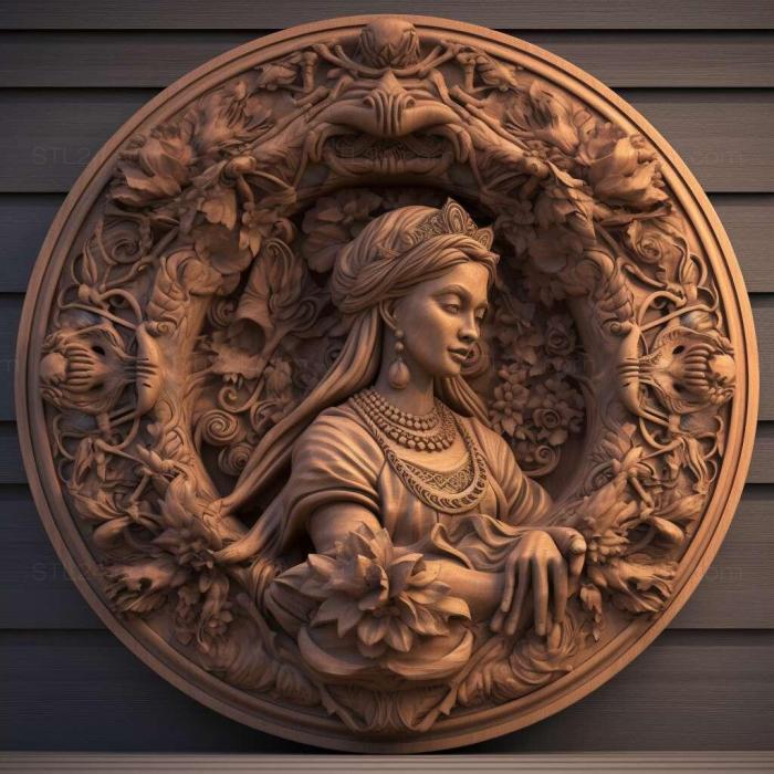 Patterns and decorations (stl artstyle 3, PATTERN_1727) 3D models for cnc